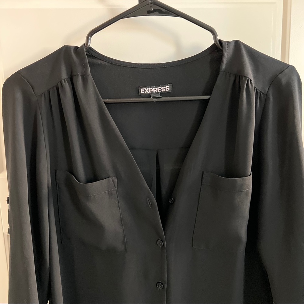 Express Button Down Blouse - image 1